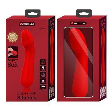 Вибромассажер для стимуляции точки G Pretty Love - Cetus Red, BI-014723-2