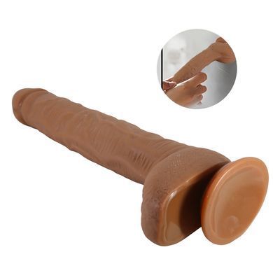 Фаллоимитатор на присоске Baile Beautiful DICK 11'' Flesh, BW-008038NR-1