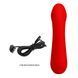 Вибромассажер для стимуляции точки G Pretty Love - Cetus Red, BI-014723-2