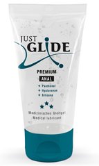Веганське анальне масло на силіконовій основі - Just Glide Premium Anal, 50 ml