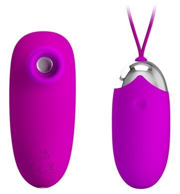 Комплект из виброяйца и вакуумного стимулятора Pretty Love ORTHUS Multifunctional 2 in 1, BI-014901W