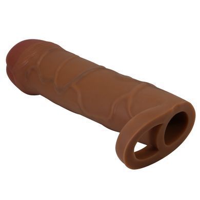 Подовжуюча насадка презерватив Pretty Love - Bunion 1" Brown, BI-026253-1