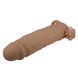 Подовжуюча насадка з вібростимуляцією Pretty Love - Xerxes Vibrating Penis Sleeve Skin, BI-026282Z