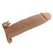 Подовжуюча насадка з вібростимуляцією Pretty Love - Xerxes Vibrating Penis Sleeve Skin, BI-026282Z