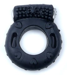 Ерекційне вібро кільце BOSS Vibrating Cock Ring Black, BS6700042