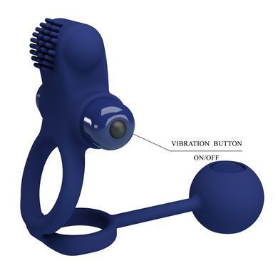 Кільце ерекційне Pretty Love - Powerful ring, 10 vibration functions, BI-210211-3