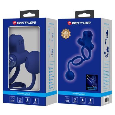 Кільце ерекційне Pretty Love - Powerful ring, 10 vibration functions, BI-210211-3
