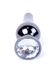Анальний затор Boss Series - Jewellery Dark Silver BUTT PLUG Clear, BS6400057