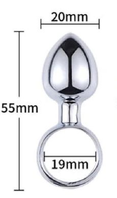 Сувенир-кольцо анальная пробка SKN-MS36 ( диаметр 2 см )