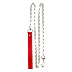 Поводок PU Leather Leash Red, SKN-AS24 Red