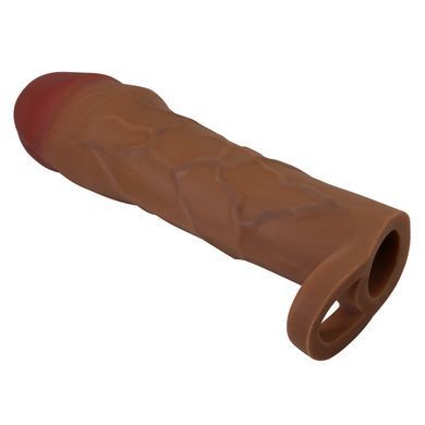 Подовжуюча насадка презерватив Pretty Love - Hani 2" Brown, BI-026255-1
