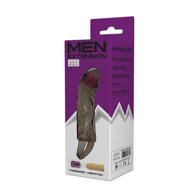 Насадка-презерватив с вибрацией "Men extension" BI-026210A-1