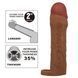 Подовжуюча насадка презерватив Pretty Love - Hani 2" Brown, BI-026255-1