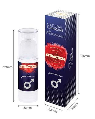 Гель лубрикант с феромонами для мужчин Mai - Attraction Natural Lubricant with pheromones for Him, 50 ml