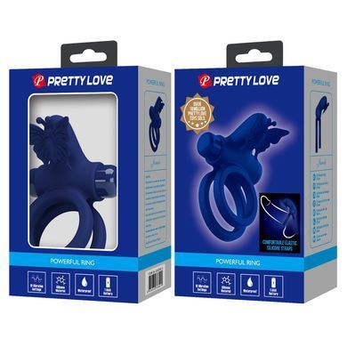 Кільце ерекційне серії Pretty Love - Powerful ring, 10 vibration functions, BI-210296-3