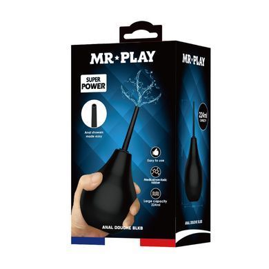 Анальный душ MR PLAY - Anal Douche BLKC (224 ml), QX-004MR-1