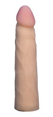 Насадка для страпона тілесна EGZO CIBERSKIN NSTR10 ( 18 см х 4 см )