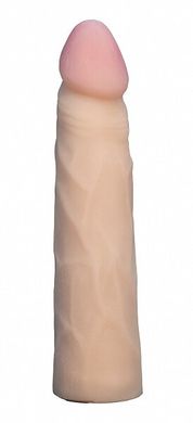 Насадка для страпона тілесна EGZO CIBERSKIN NSTR10 ( 18 см х 4 см )
