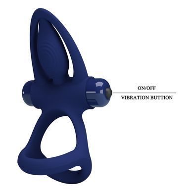 Ерекційне вібро кільце Pretty Love - Powerful ring, 10 vibration functions, BI-210306-3