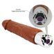 Перезаряжаемый вибратор реалистик Pretty Love - Rufus Pro Realistic Vibrating Dildo Brown, BW-500082DC