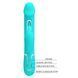 Вибратор с стимулятором клитора PRETTY LOVE - Kampas Rabbit 3 in 1 Green, BW-500025-1