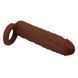 Подовжуюча насадка презерватив Pretty Love - Kaile 1" Brown, BI-026264-1
