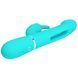 Вибратор с стимулятором клитора PRETTY LOVE - Kampas Rabbit 3 in 1 Green, BW-500025-1