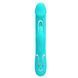 Вибратор с стимулятором клитора PRETTY LOVE - Kampas Rabbit 3 in 1 Green, BW-500025-1