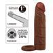 Подовжуюча насадка презерватив Pretty Love - Kaile 1" Brown, BI-026264-1