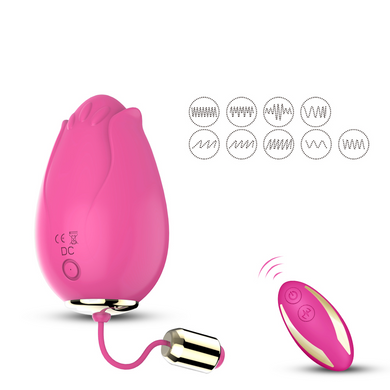 Виброяйцо с дистанционным управлением Boys of Toys - Mandala Pink, BS5200002