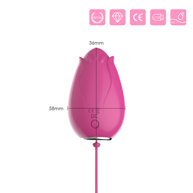 Виброяйцо с дистанционным управлением Boys of Toys - Mandala Pink, BS5200002