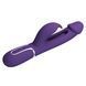 Вибратор с стимулятором клитора PRETTY LOVE - Kampas Rabbit 3 in 1 Dark Purple, BW-500025-2