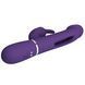 Вибратор с стимулятором клитора PRETTY LOVE - Kampas Rabbit 3 in 1 Dark Purple, BW-500025-2