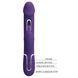 Вибратор с стимулятором клитора PRETTY LOVE - Kampas Rabbit 3 in 1 Dark Purple, BW-500025-2
