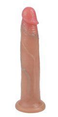 Фалоімітатор на присосці із двошарового силікону OYO - Dildo Double Layer Silicone YQW-007 (довжина 19.5 см, діаметр 4 см)