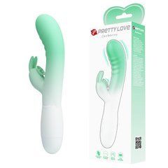 Вибромассажер серии Pretty Love - CERBERUS Rabbit Vibrator Light green, BI-014795-A1B