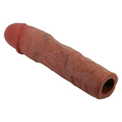 Подовжуюча насадка презерватив Pretty Love - Stevenson 8.1" Brown, BI-026268-1