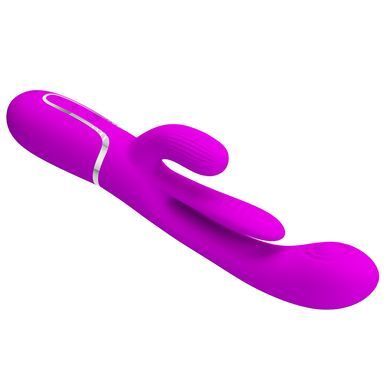 Вібратор із стимулятором клітора PRETTY LOVE - Shonia Purple 3 in 1, BW-500041