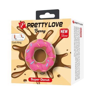 Ерекційне кільце Crazy Bull - Berry Super Donut Silicone Cock Ring, BI-210344-1