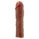 Подовжуюча насадка презерватив Pretty Love - Stevenson 8.1" Brown, BI-026268-1