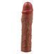 Подовжуюча насадка презерватив Pretty Love - Stevenson 8.1" Brown, BI-026268-1