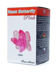 Вибро-стимулятор бабочка Venus Butterfly Pink, BS6700054