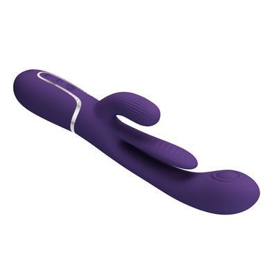 Вібратор із стимулятором клітора PRETTY LOVE - Shonia Dark Purple 3 in 1, BW-500041-2
