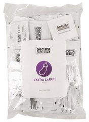 Презервативы увеличенного размера Secura - Extra Large, №100
