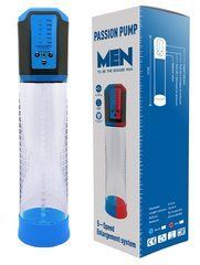 Автоматическая вакуумная помпа с зарядкой от USB CANWIN Passion Pump Men BLUE - P638AU