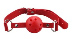 Кляп Breathable ball gag plastic RED, SL280384