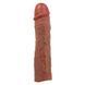 Подовжуюча насадка презерватив Pretty Love - Derek 8,5" Brown, BI-026269-1