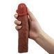 Подовжуюча насадка презерватив Pretty Love - Derek 8,5" Brown, BI-026269-1