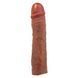 Подовжуюча насадка презерватив Pretty Love - Derek 8,5" Brown, BI-026269-1