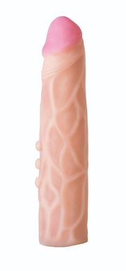 Насадка для страпона тілесна EGZO CIBERSKIN NSTR05 ( 21,5 см х 4,6 см )